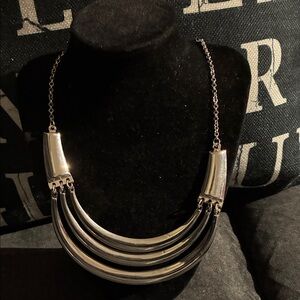 Hype Silver Statement Necklace